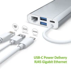 VGA, HDMI, RJ45, USB3.0 HUB 변환기에 USB TYPE C 멀티 포트 어댑터